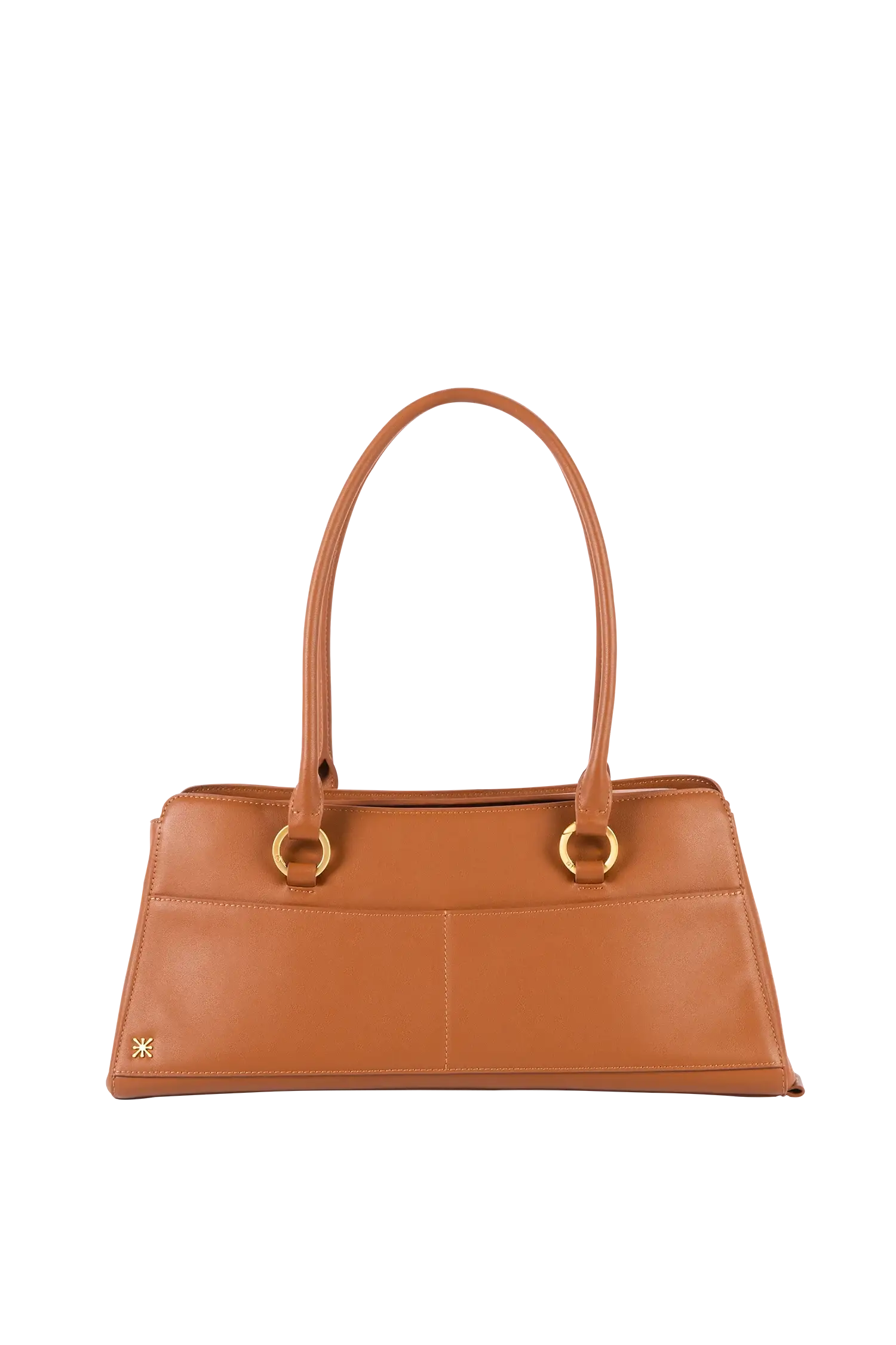Esthera 5PM Leather Shoulder Bag, Alternate, color, Caramel