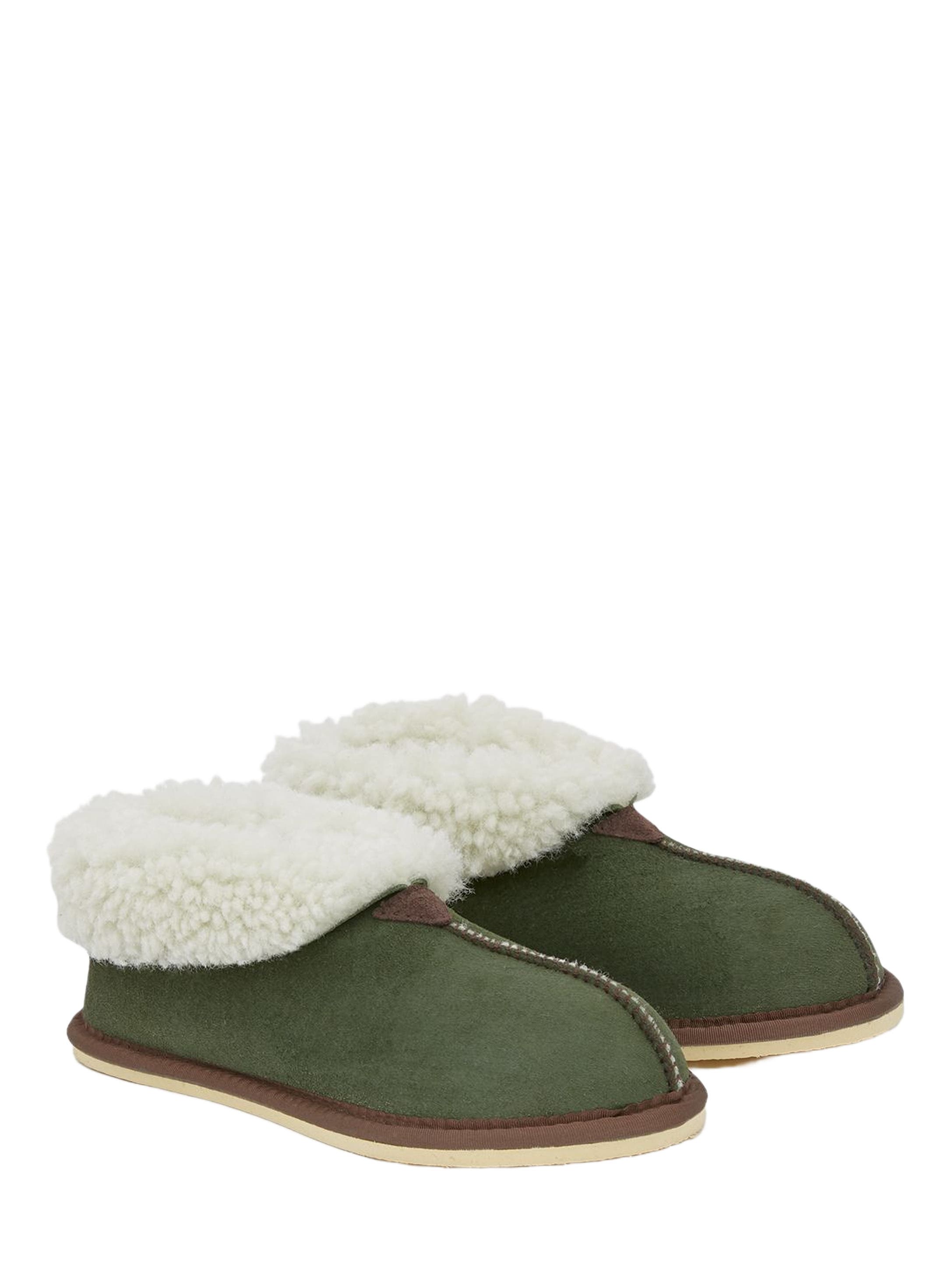 Celtic 
Co. Ladies
 Shearling Bootee Slippers, Alternate, color, Moss