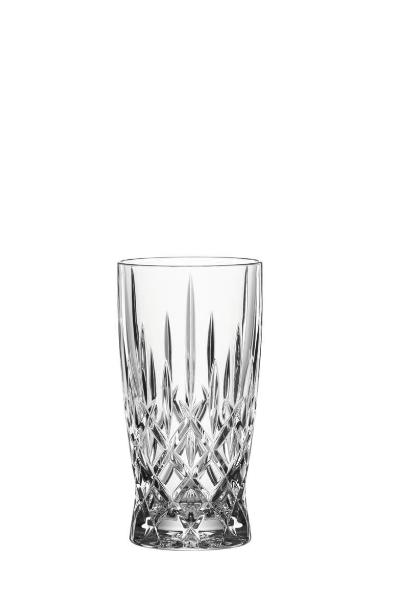 Noblesse Latte Macchaito & Straws, Set of 4, Alternate, color, Clear