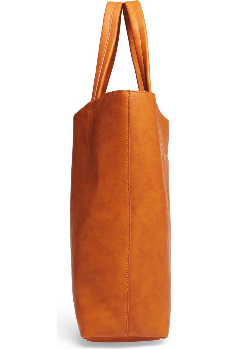 Sole Society Oversize Melyssa Faux Leather Tote, Alternate, color,