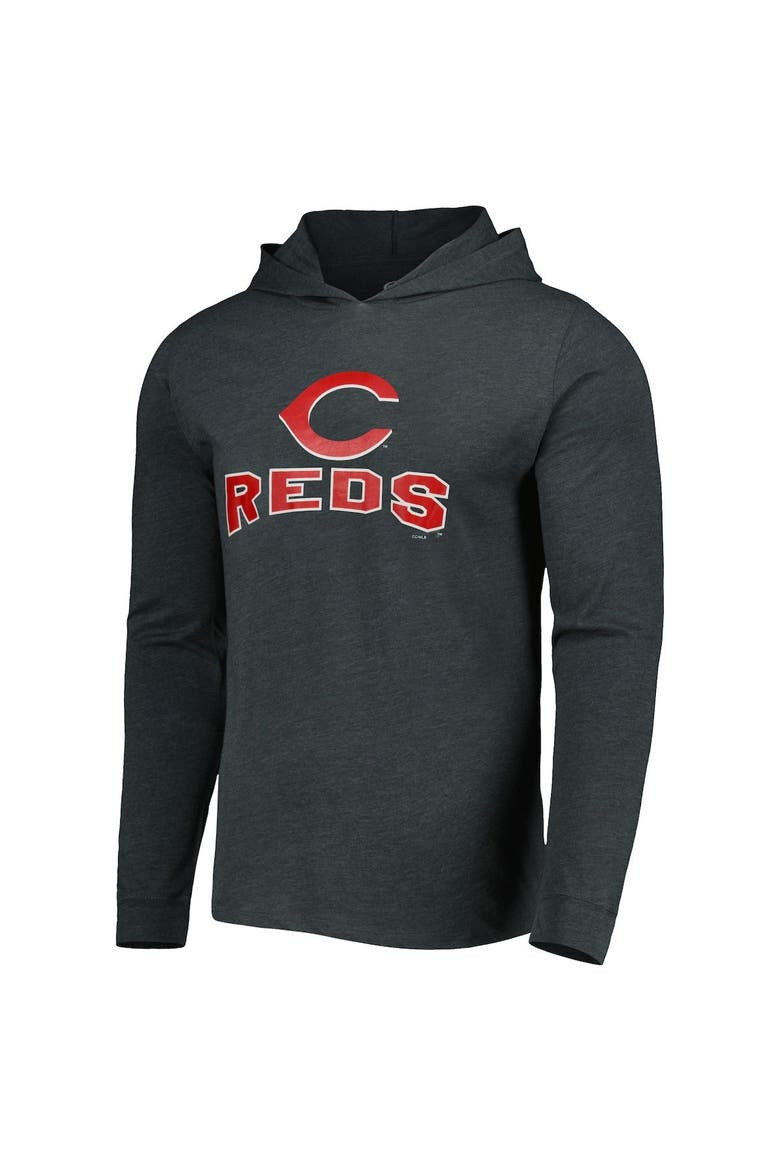 Men's Concepts Sport Heather Red/Heather Charcoal Cincinnati Reds Meter Hoodie & Joggers Set, Alternate, color, Red