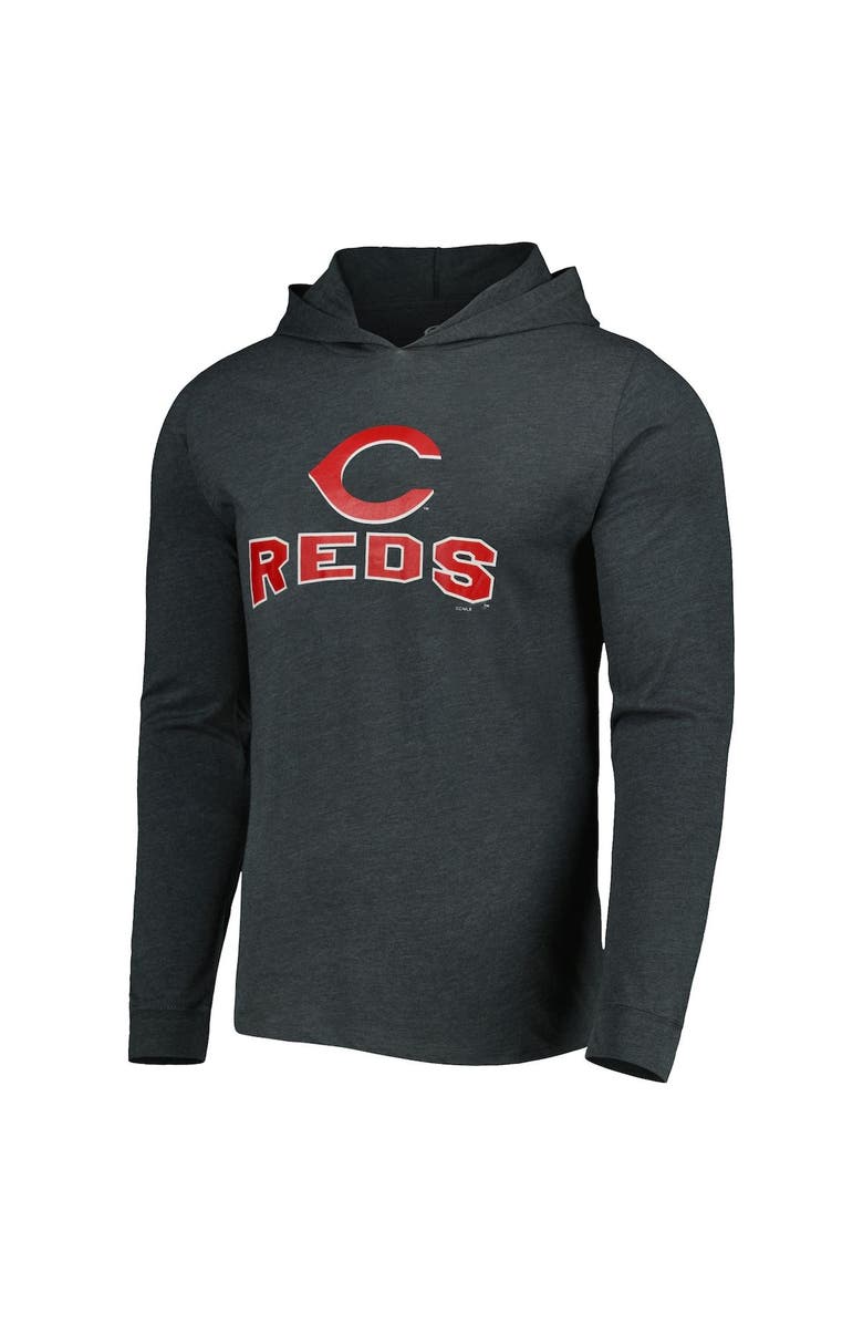 CONCEPTS SPORT Men's Concepts Sport Heather Red/Heather Charcoal Cincinnati Reds Meter Hoodie & Joggers Set, Alternate, color,