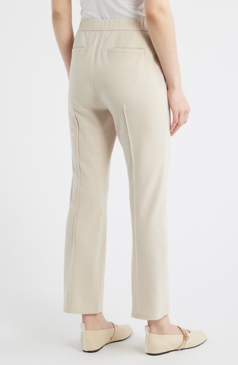Eileen Fisher High Waist Ankle Pants, Alternate, color, Papyrus