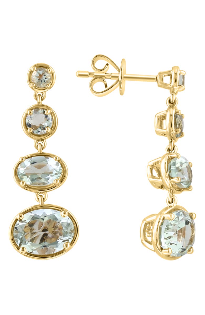 EFFY 14K Gold Amethyst Gradient Drop Earrings, Alternate, color, 