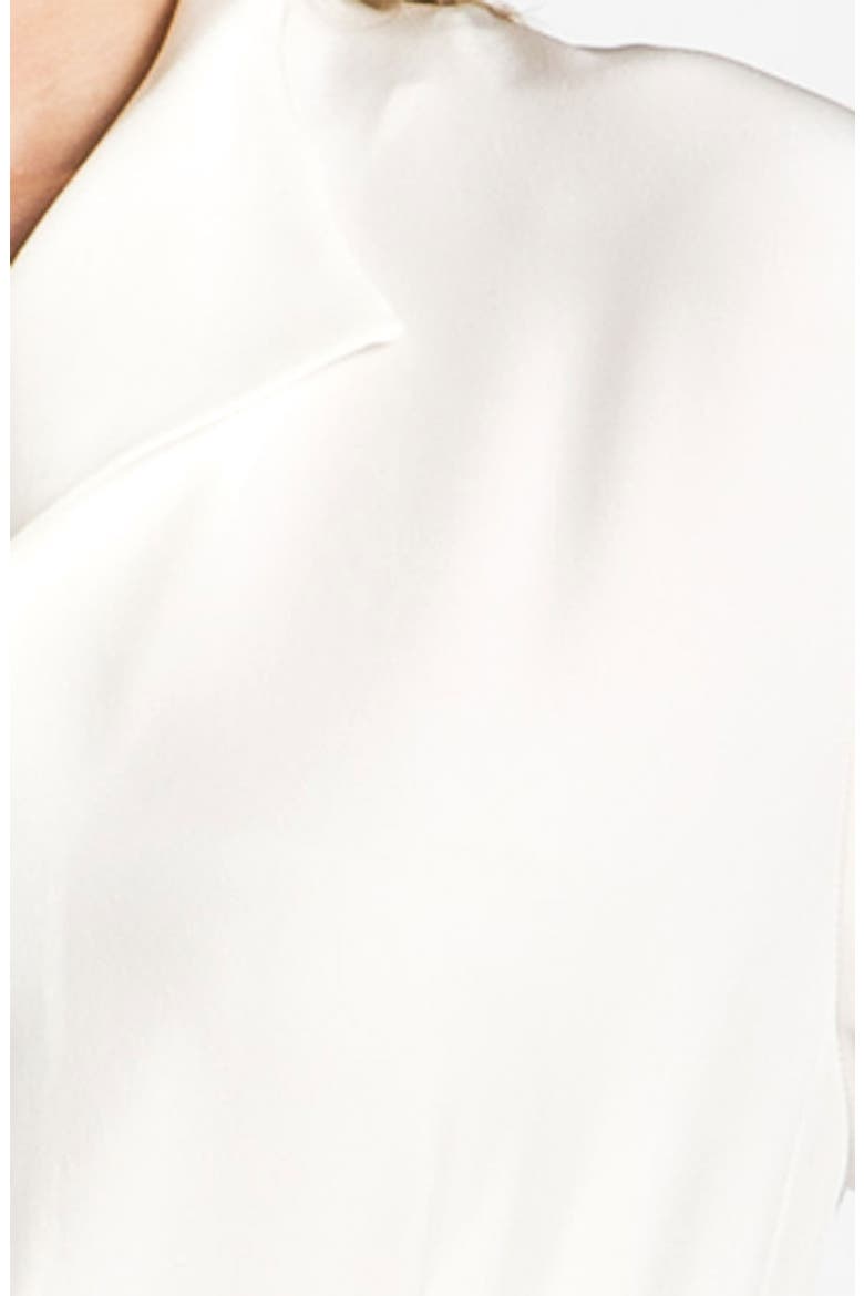 'Audrey' Silk Blouse, Alternate, color, CLOUD