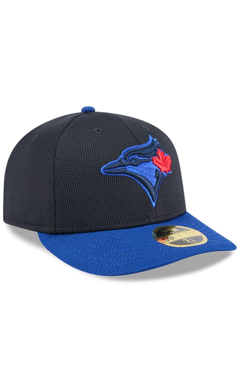 New Era Men's New Era Navy/Royal Toronto Blue Jays City Connect Batting Practice Low Profile 59FIFTY Fitted Hat, Alternate, color, 