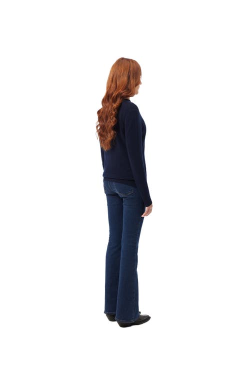 Gobi Mongolian Cashmere V-neck Cardigan In Blue