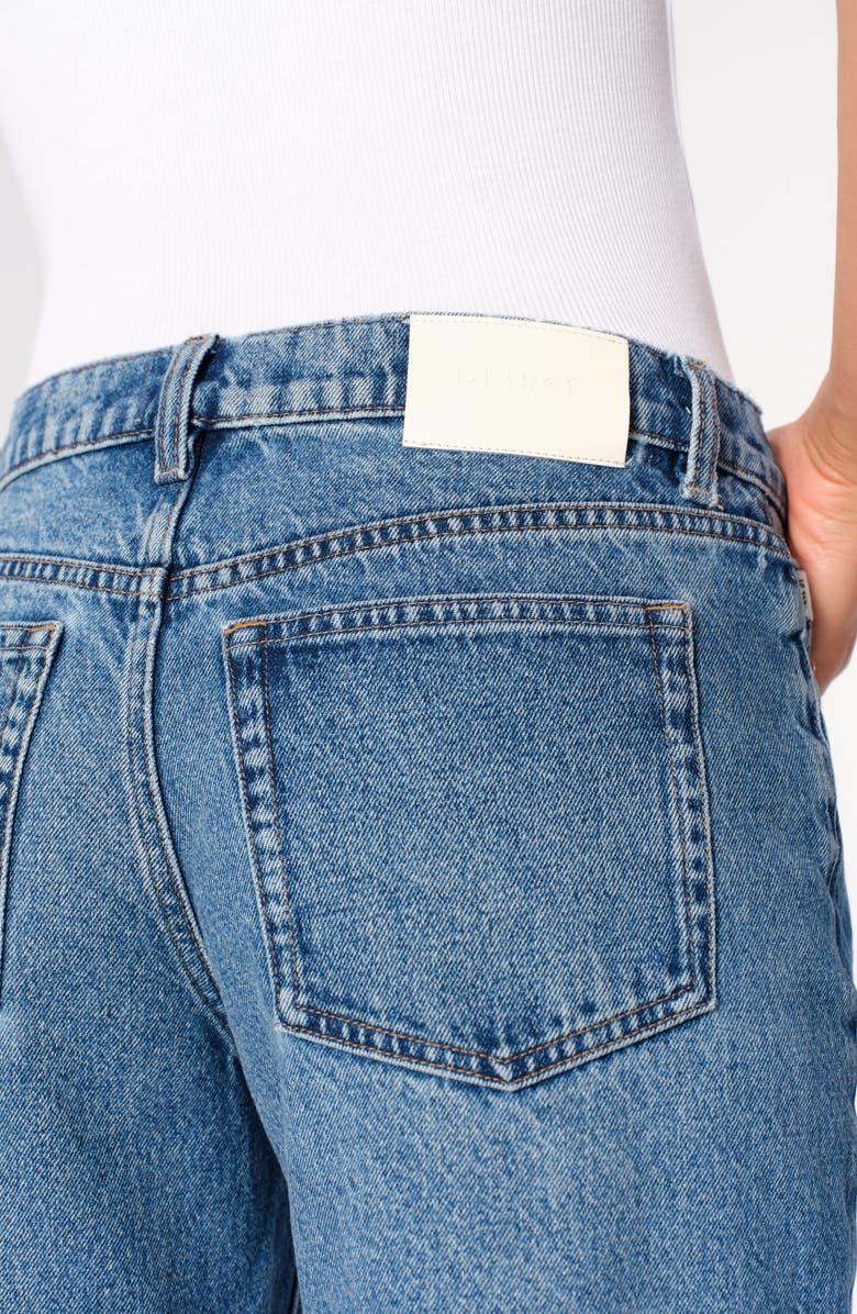 DL1961 Drue Raw Hem Low Rise Ankle Straight Leg Jeans, Alternate, color, 