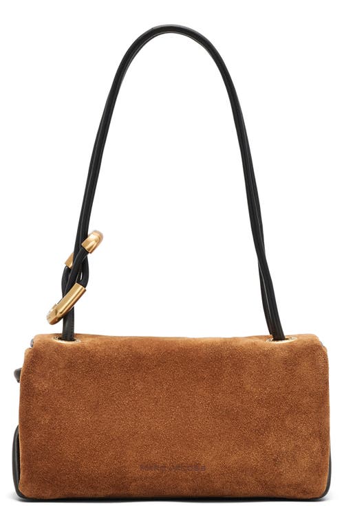 Marc Jacobs The Mini Dual Suede Shoulder Bag In Brown