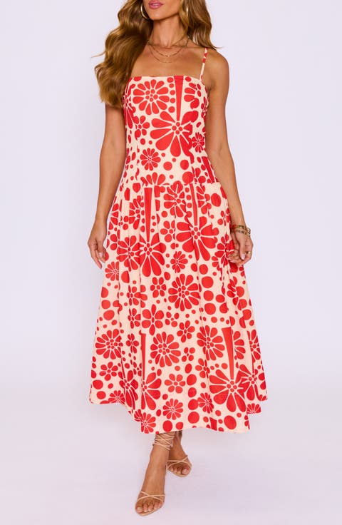 Meadows Sleeveless Fit & Flare Maxi Dress