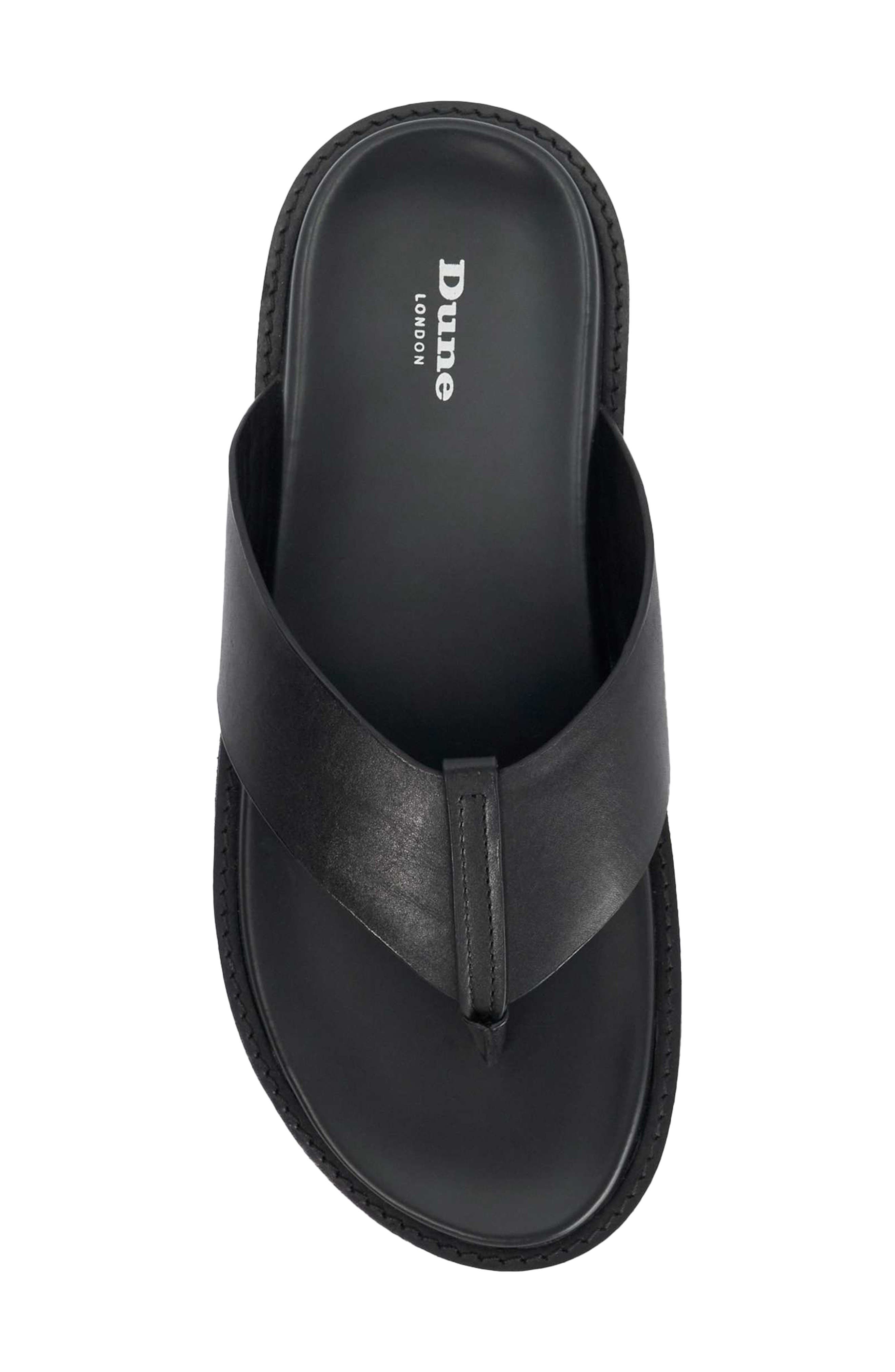 Dune London Irvin Flip Flop, Alternate, color, Black
