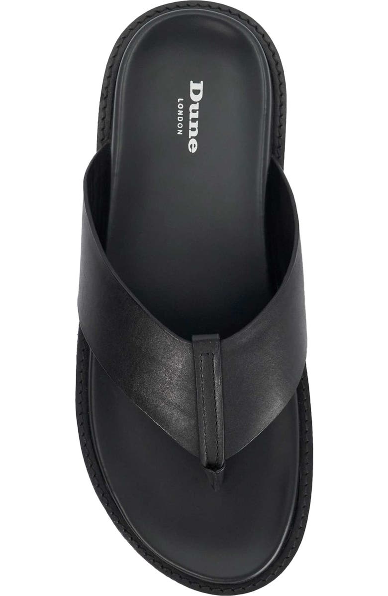 Dune London Irvin Flip Flop, Alternate, color, Black