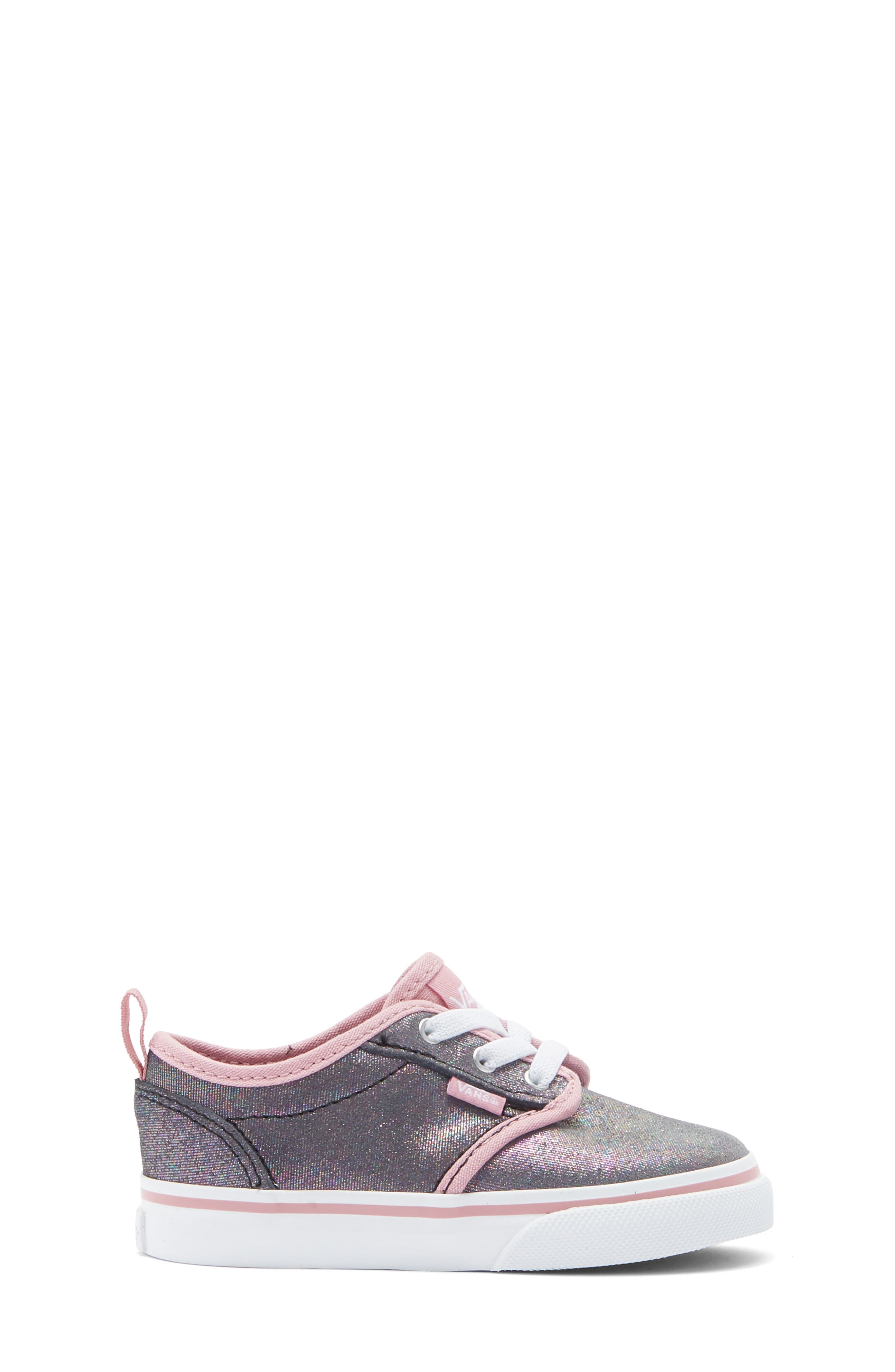 Vans Kids' Atwood Sneaker, Alternate, color, Shimmer Black