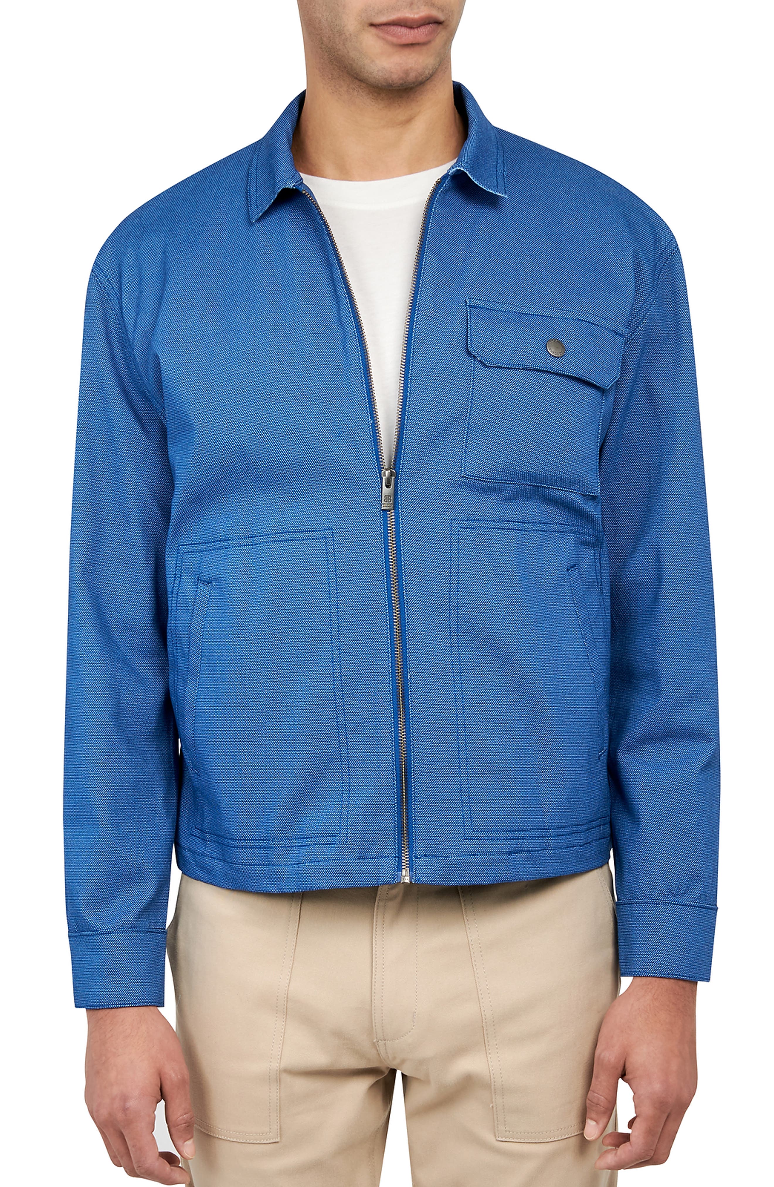 Slim Fit Solid Brooklyn Bridge Jacket - image 3