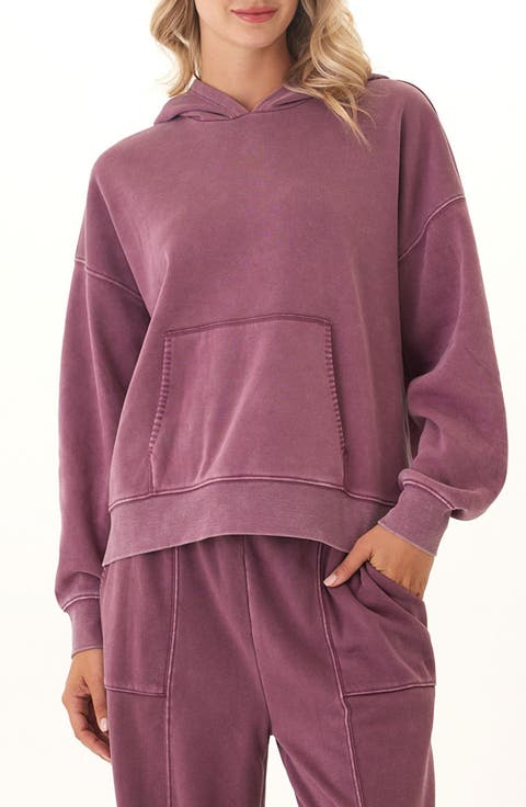 Marcellina Mineral Wash French Terry Hoodie