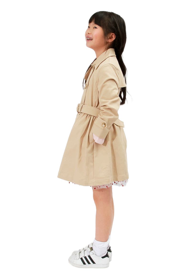 Miss Sunshine Trench Coat, Alternate, color, Camel