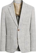 Nordstrom Henrik Trim Fit Knit Cotton Blend Tweed Sport Coat