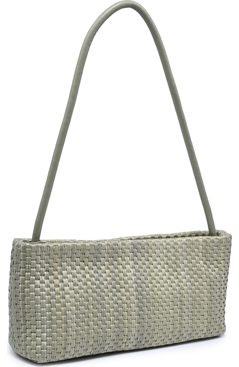 MODA LUXE Straw Shoulder Bag, Alternate, color, Green