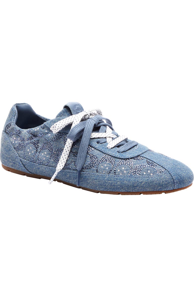 COACH Crystal Logo Sneaker, Main, color, Denim Blue