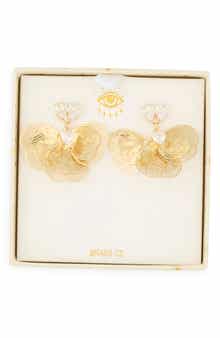 EYE CANDY LOS ANGELES Peggy Flower Petal Drop Earrings