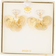 EYE CANDY LOS ANGELES Peggy Flower Petal Drop Earrings