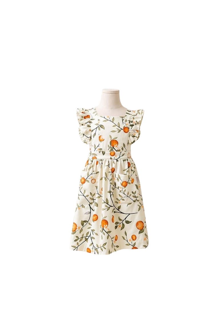 Orange Grove Little Hostess Apron, Main, color, M (6-12)