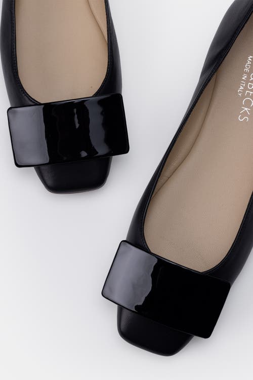 Bells & Becks Emma Ballerina Flat With Tab In Black