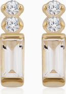 Oradina 14K Yellow Gold Demi Fresco Studs