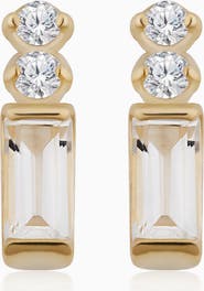 Oradina 14K Yellow Gold Demi Fresco Studs