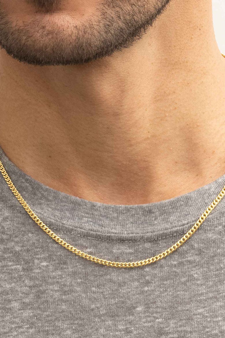 Men's Estate Cuban Chain in 14K Gold, Alternate, color, 14K Yellow Gold