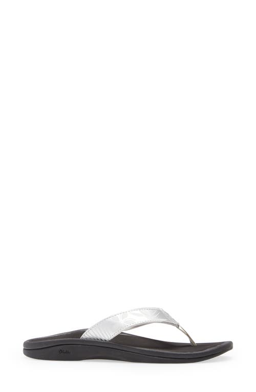 Olukai Ohana Flip Flop In Metallic