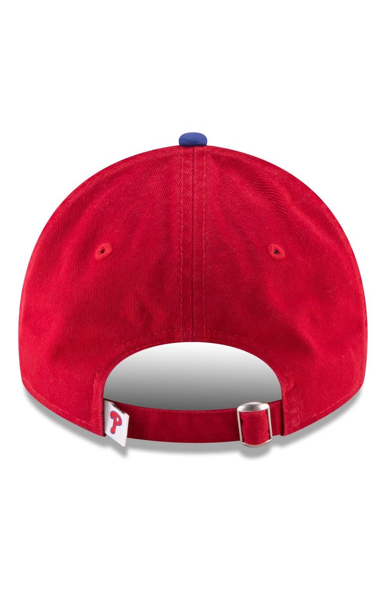 New Era Men's New Era Red Philadelphia Phillies 2025 MLB Postseason Side Patch 9TWENTY Adjustable Hat, Alternate, color, Red