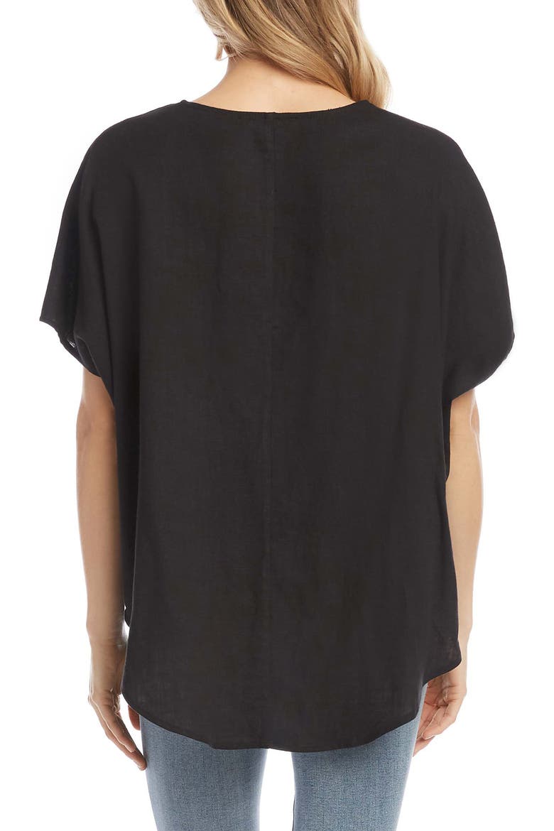 Oversize Crossover Top, Alternate, color, BLACK