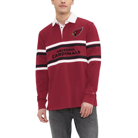 Men
s Tommy Hilfiger Cardinal Arizona Cardinals Cory Varsity Rugby Long Sleeve T-Shirt