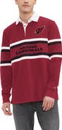 Tommy Hilfiger Men's Tommy Hilfiger Cardinal Arizona Cardinals Cory Varsity Rugby Long Sleeve T-Shirt