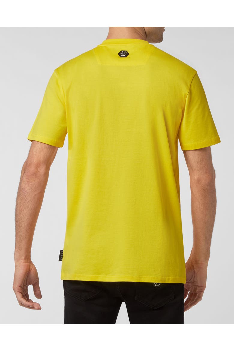 T-Shirt Round Neck Men, Alternate, color, yellow