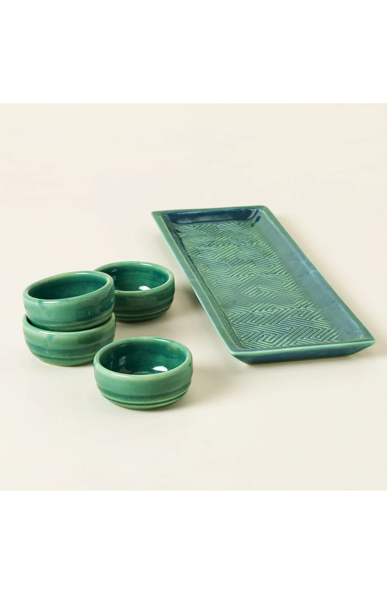 Uncommon Goods Mezcal Sipping Copitas - Set of 4 by Sarah Welch Pottery, Alternate, color, Multi