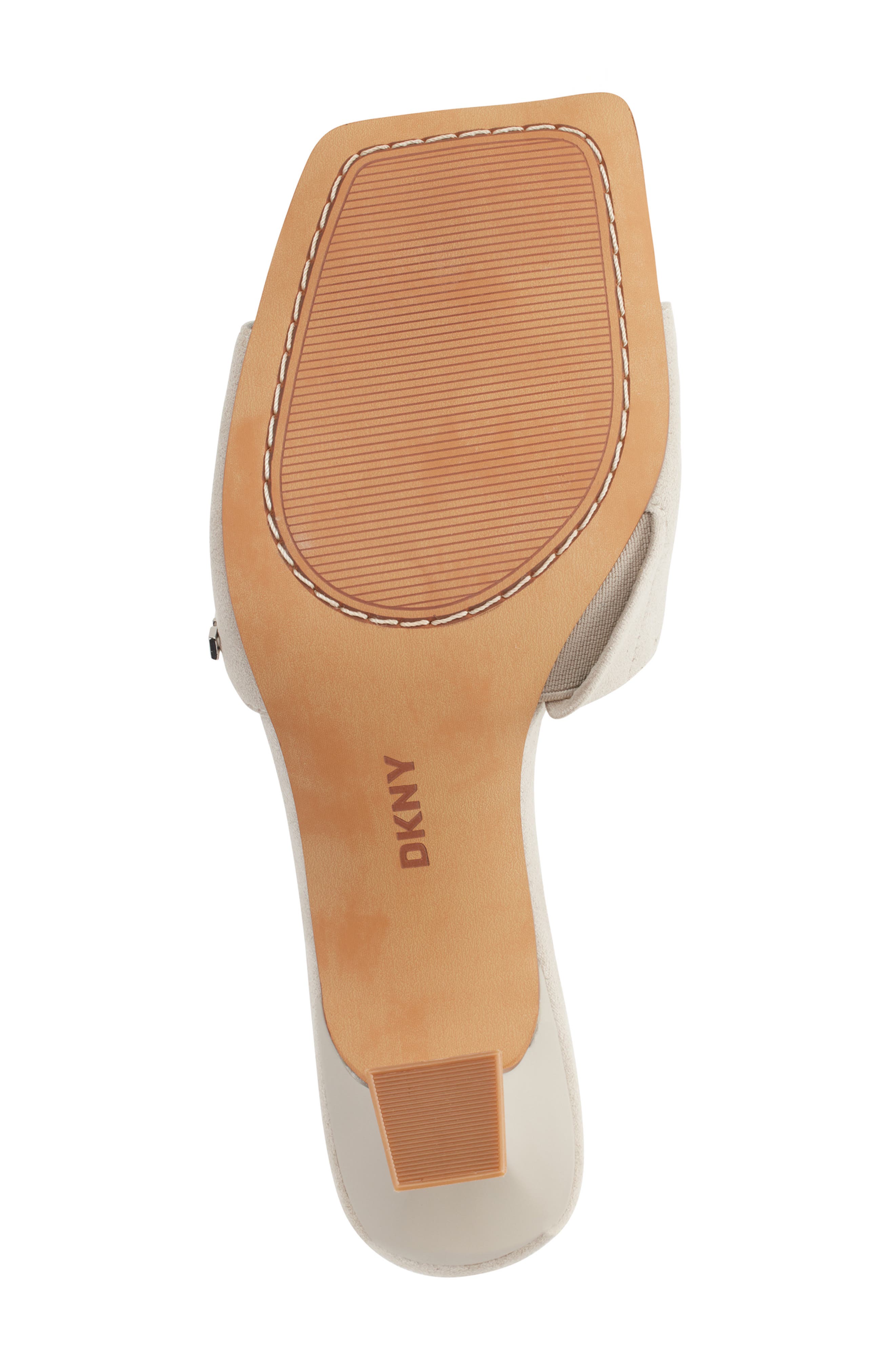DKNY Square Toe Slide Sandal, Alternate, color, 