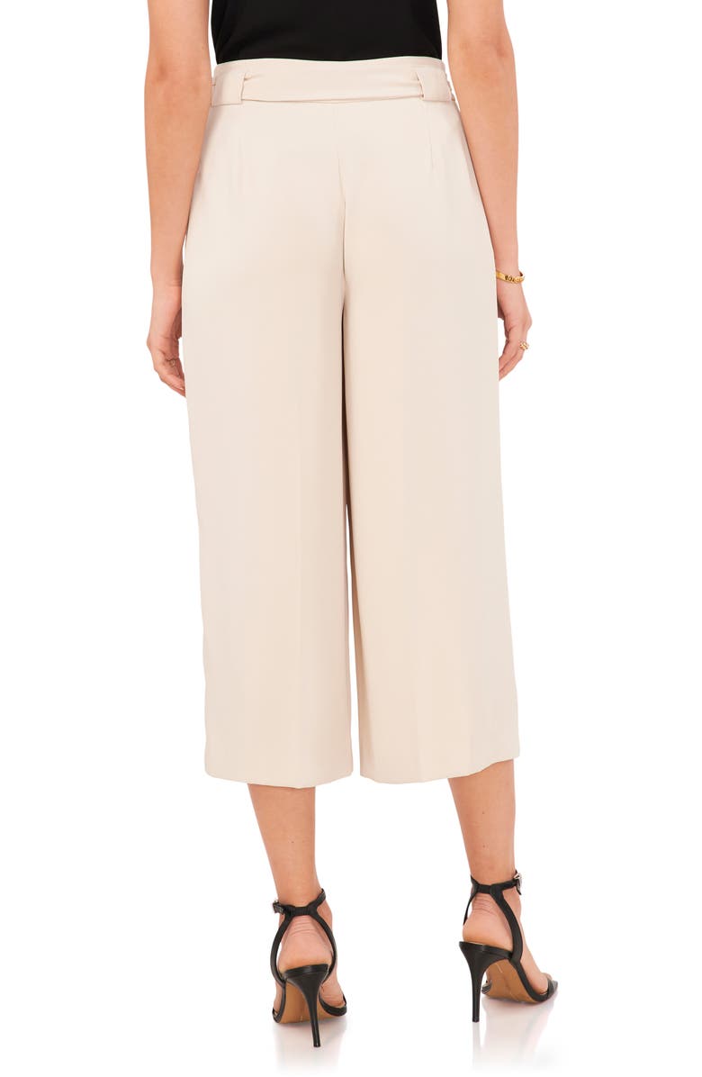 Vince Camuto Tie Waist Crop Pants, Alternate, color, 