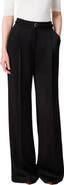 Another Tomorrow Satin Pleated Trouser