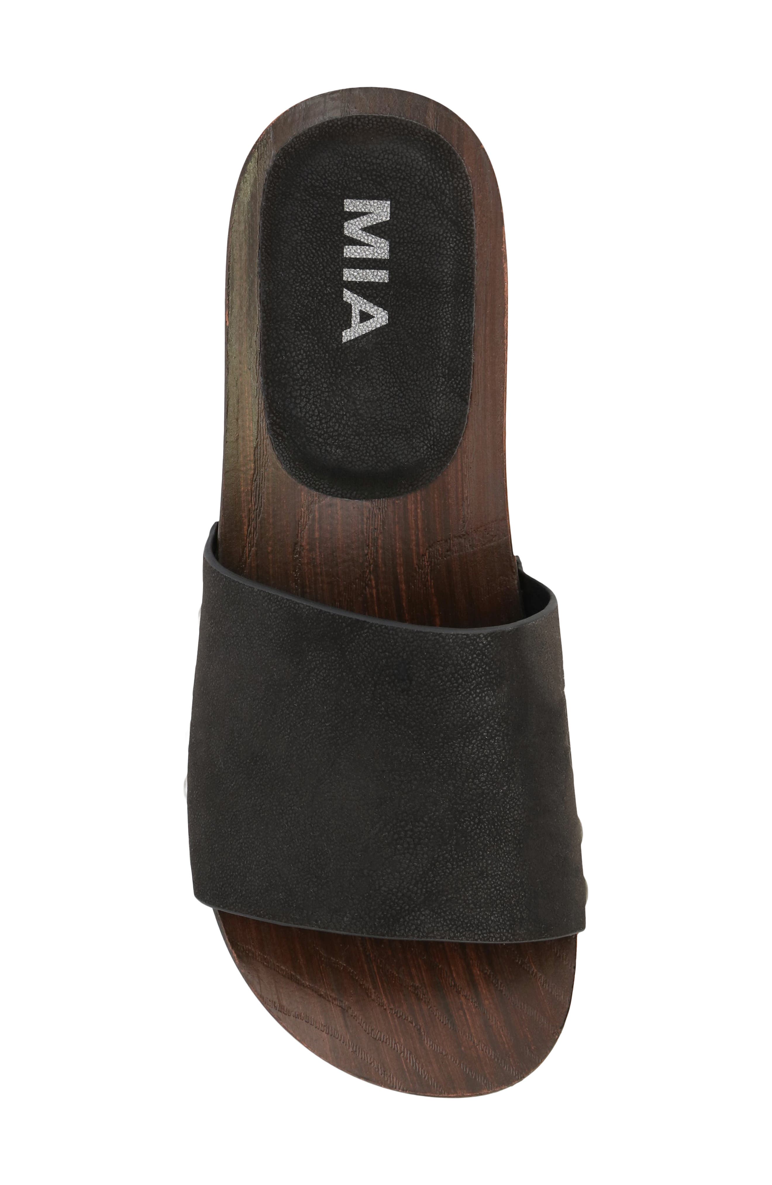MIA Lanell Slide Sandal, Alternate, color, Black Brus