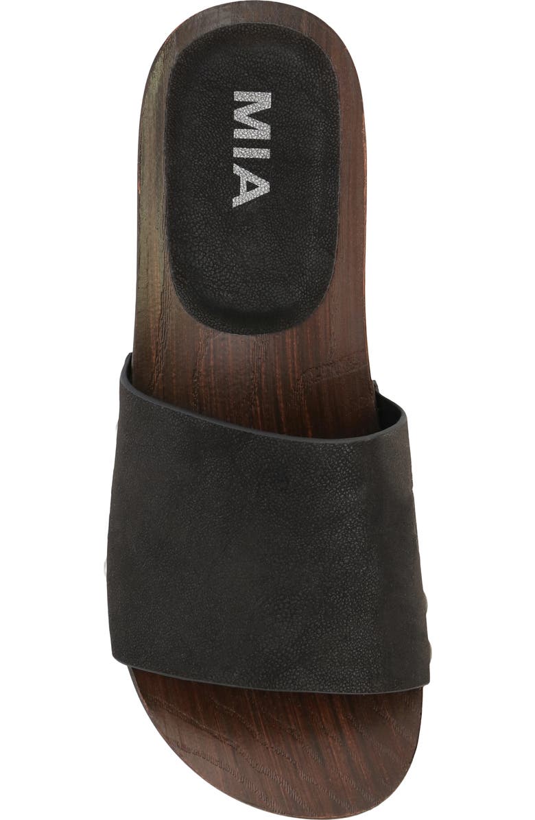 MIA Lanell Slide Sandal, Alternate, color, Black Brus