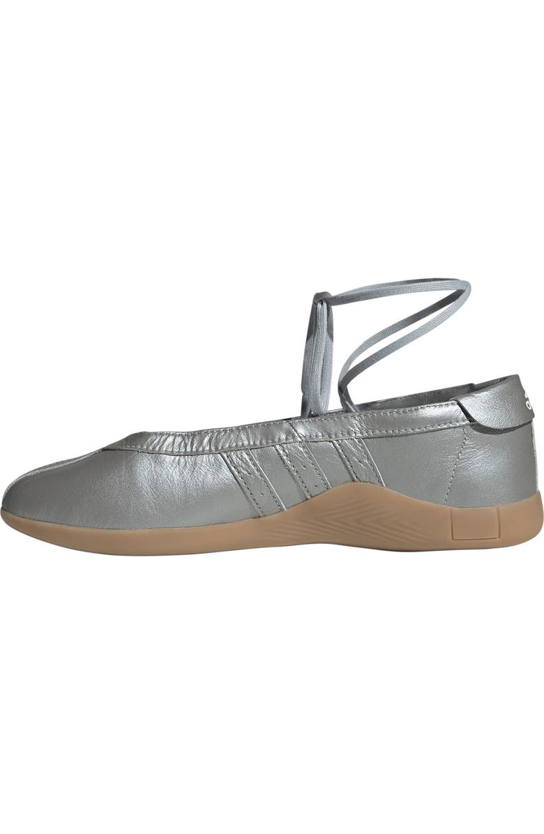 adidas Taekwondo Mei Ballet Flat, Alternate, color, Silver/ Silver/ Gum