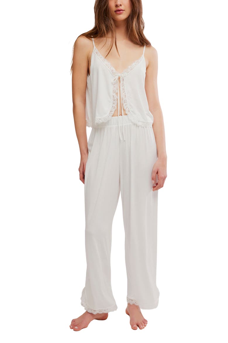 Sleepless Summer Pajamas, Main, color, LATE SNOW COMBO