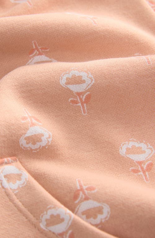 Next Kids' Floral Zip-up Hoodie In Pink