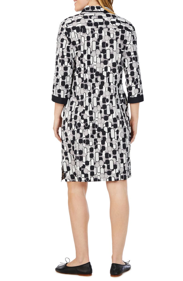 Foxcroft Angel Retro Bubbles Shift Dress, Alternate, color, 