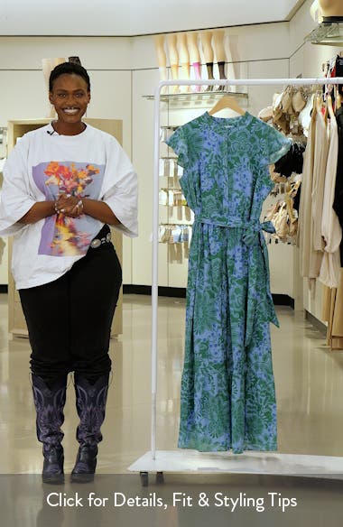 SUGARLIPS Tressa Floral Print Maxi Dress | Nordstrom