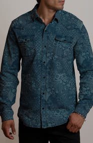 CANYON OF HEROES Monterey Stretch Western Canvas Shirt