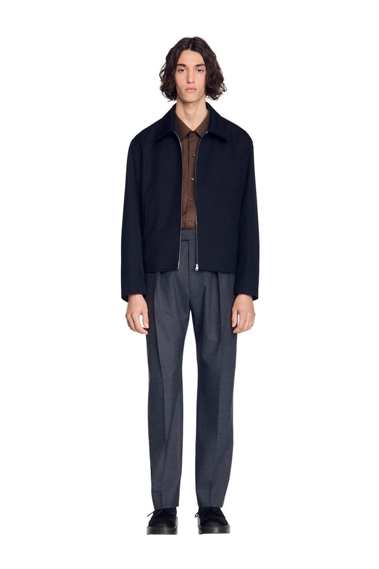 Zip-up jacket, Alternate, color, Navy blue