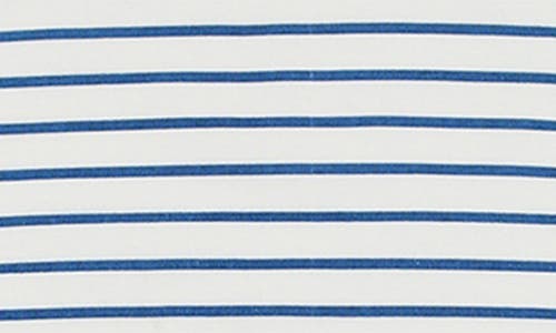 Maniere Manière Stripe Bodysuit & Bloomers Set In Blue